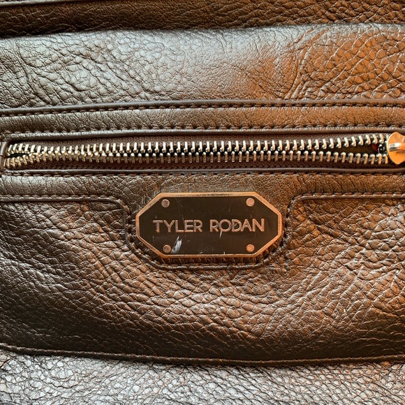 Tyler Rodan Leather Shoulder Bag Brown Purse Women Accessories Medium Fashion - Picture 2 of 5